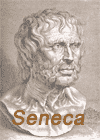 Zahlreiche Übersetzungen des römischen Autors Seneca